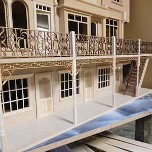 1/12 scale Dolls House  The York Street Basement        Row 0f 3 Shops