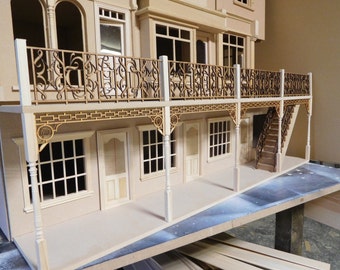 1/12 scale Dolls House  The York Street Basement        Row 0f 3 Shops