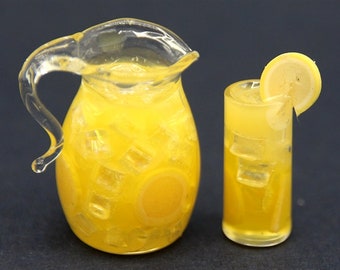 1/12 scale Dolls House miniature 1/12 scale Orange Juice with Wedges KA383