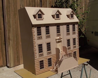 Dolls House 1/12th The Templeton Manor KIT  3ft wide By Dolls House Direct