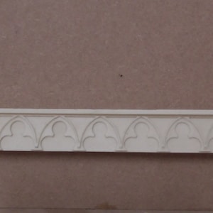 Casa de muñecas DIY escala 12 moldura gótica de resina AD70211