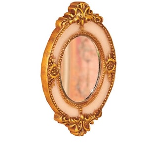 1/12 scale Dolls House  Ornate Oval Mirror  5130