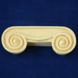 Doll House 12th scale Resin Carved Stone Scroll x 2 AD7006