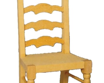 Dolls House Direct 1/12 scale  LADDERBACK CHAIR BEF104