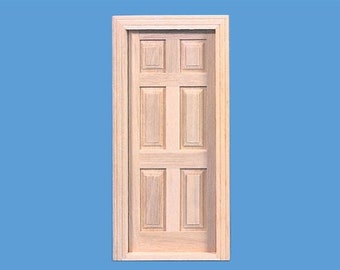 Dolls House Direct 12th scale 6 panel internal door  TC6007