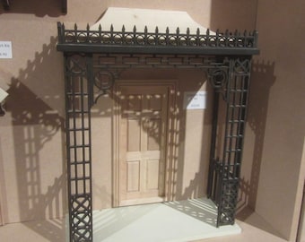 Dolls House 12th scale Victorian Porch kit Unpainted DHD2202