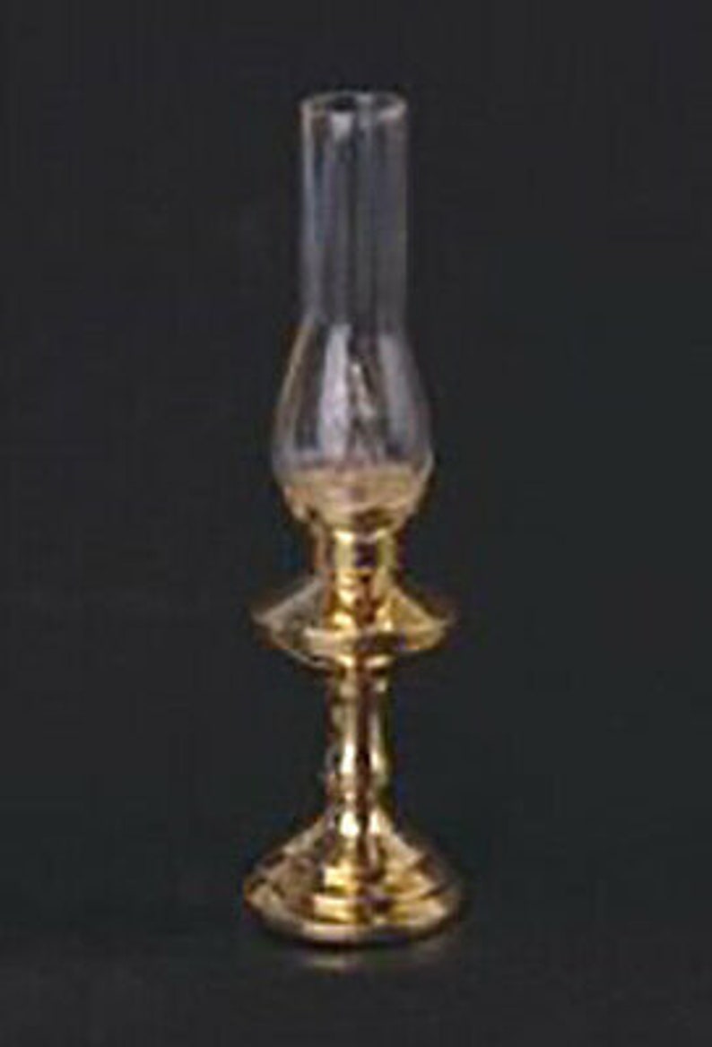 Dolls House Lighting Hurricane Lamp Gold LT1003/EL204 - Etsy
