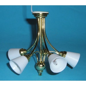 12th scale Dolls House Lighting 5-headed modern ceiling light CL026