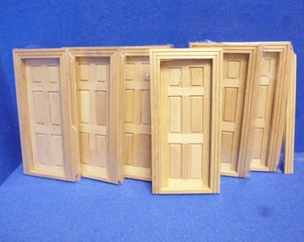 1/12 scale Dolls House Internal Doors Pack off  5 TC6007