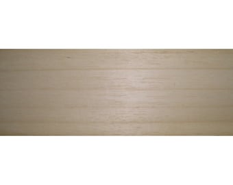 Craft Timber Obeche 2.5mm x 100mm x 305mm sheet