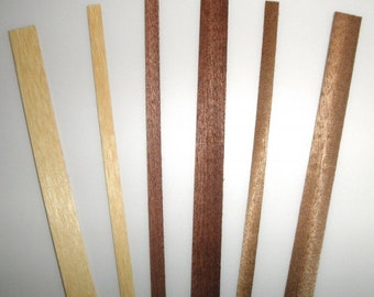 Craft Timber Obeche 0.6mm x 12mm x 305mm strip 20pcs