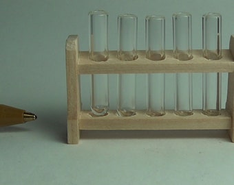 Dolls House Accessories 12th scale  Test Tube Rack     D1235