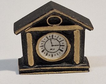 1:12th scale Dolls House Mantel Clock   VEF50