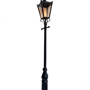 12th scale Dolls House Victorian Working Street Light Black country BCSL