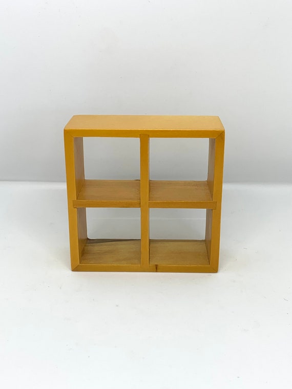 1 12 Scale Dolls house Modern Pine Cube Storage Unit 3695P
