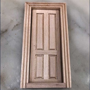 Dolls House Direct 24th scale 4panel internal door  V57