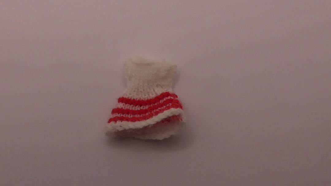 112th Scale Dolls House Vintage Clothes Baby's Knitted Dress CLO16 Etsy