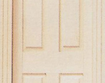 1/12 Puppenhaus 4 Panel Interne Tür CV125