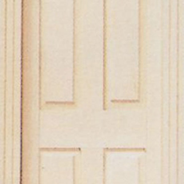 1/12 scale Dolls House 4 Panel Internal Door CV125