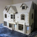 1/12 scale Dolls House  The York Street   Row 0f 3 Shops with 6 rooms above KIT