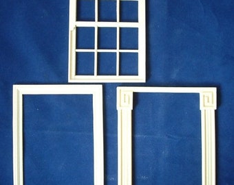 Dolls House Direct 12th scale Std Innen-, Außen- & Flügelfenster AD2018