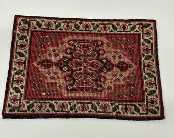 1:12th scale Dolls House, Hand Woven Rug, VEF65