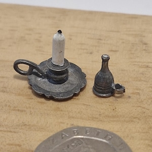 12th scale Dolls House Candlestick Medieval   RB18