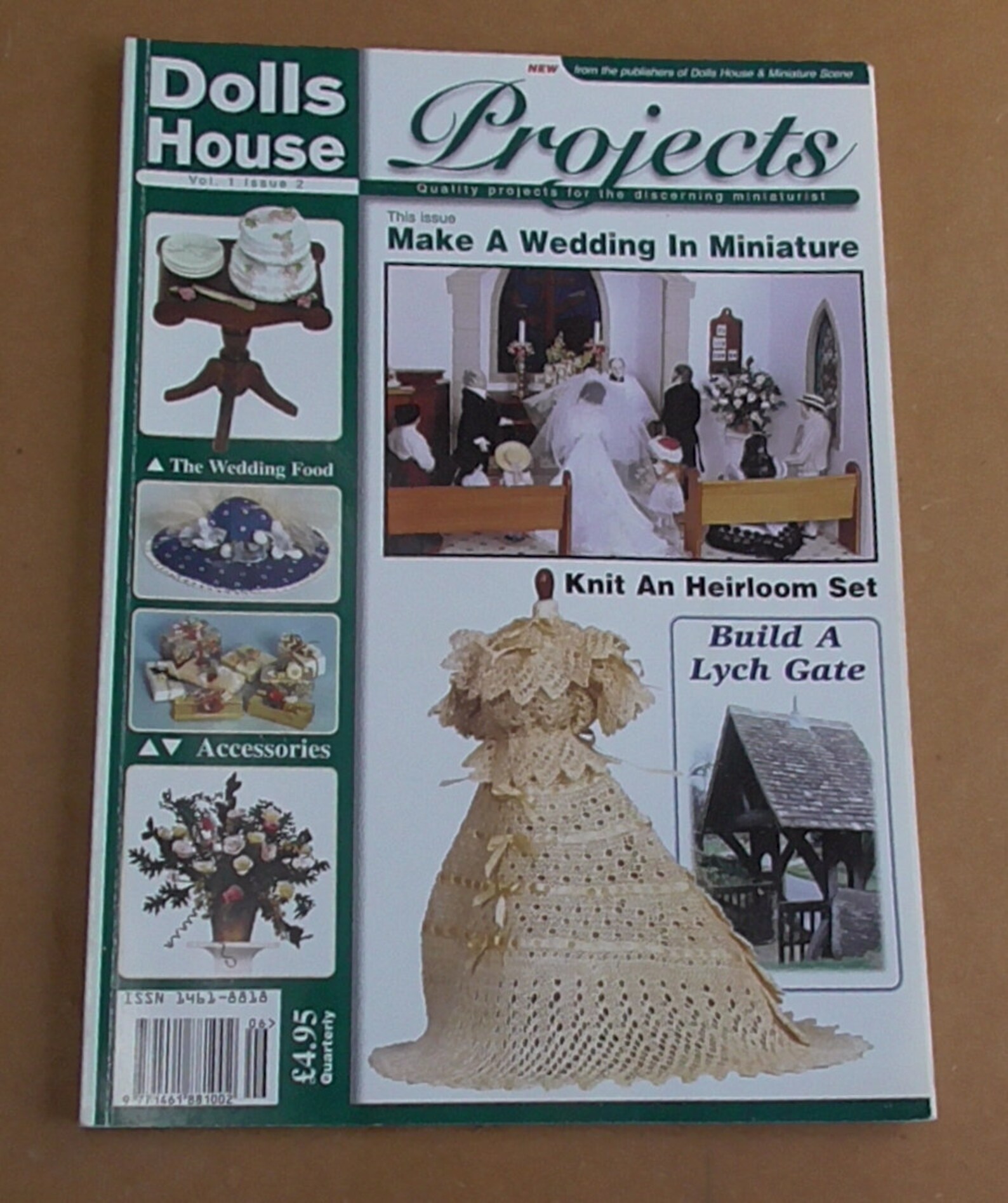 NEW MAGAZINE Dolls House Projects 1998 Vol 1 Issue 2 Etsy UK