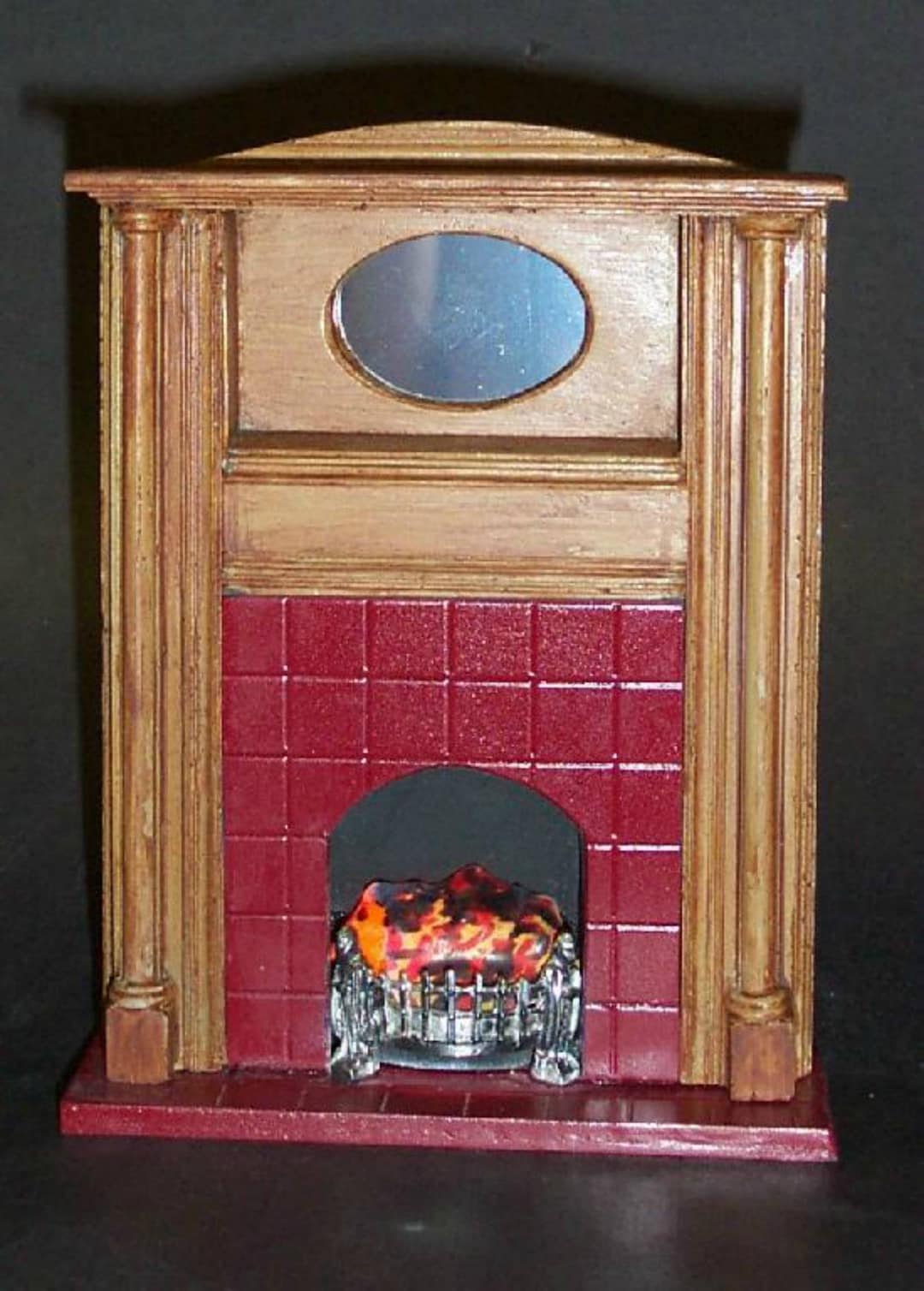 Dolls House Art Deco Fireplace