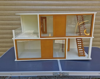 Casa moderna vintage in scala 1:12, usata, modello HNS05