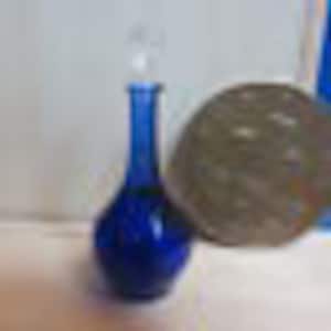 1/12 scale Dolls House Bristol Blue Decanter no27