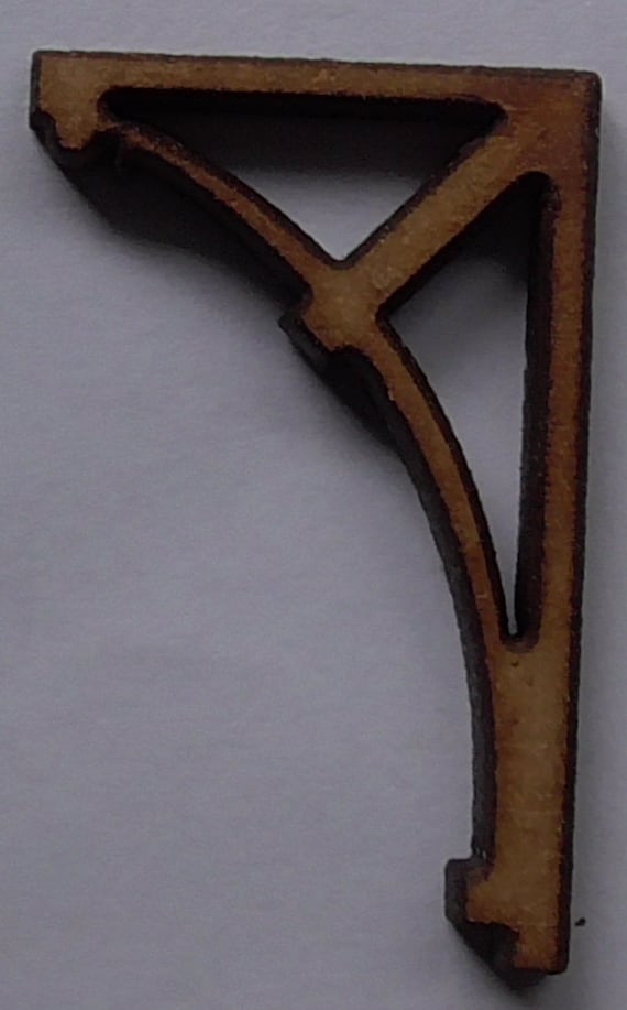 Melody Jane Puppenhaus Balkon Rund C Curve – Laser-Cut Holz, Maßstab 1:12, Für Miniatur-Deko