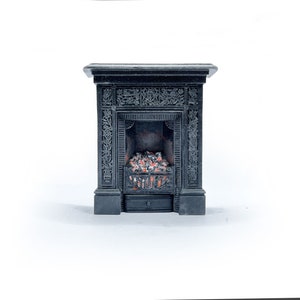 12th scale Dolls House 1850s Fireplace / light up FR211