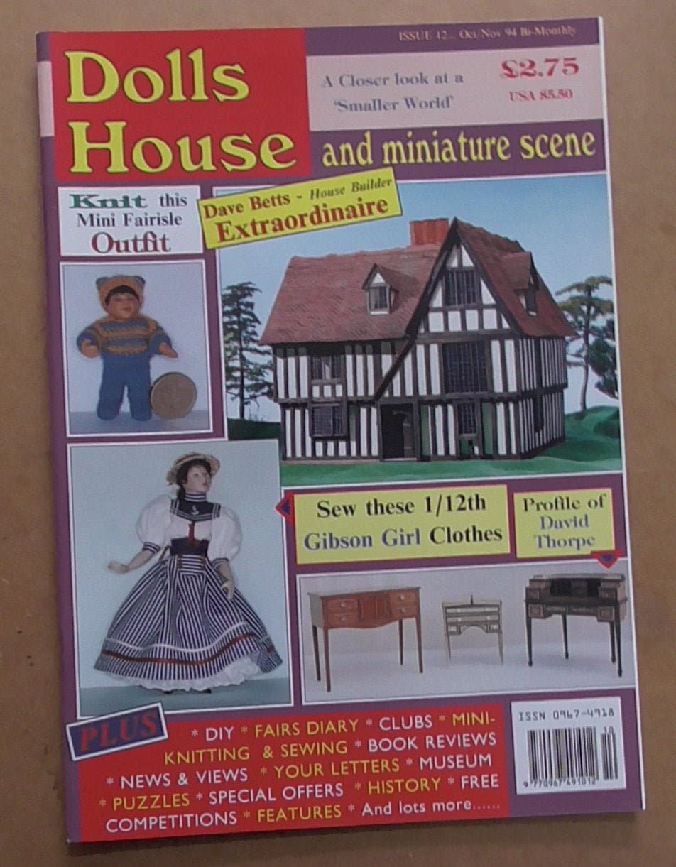 Dolls house and store miniature scene