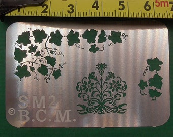 12th scale dolls house    Stencil for decorating By Iron works and BCM   IRSM2