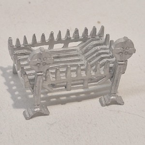 12th scale Dolls House Miniature Metal Fire Grate kit     RD23