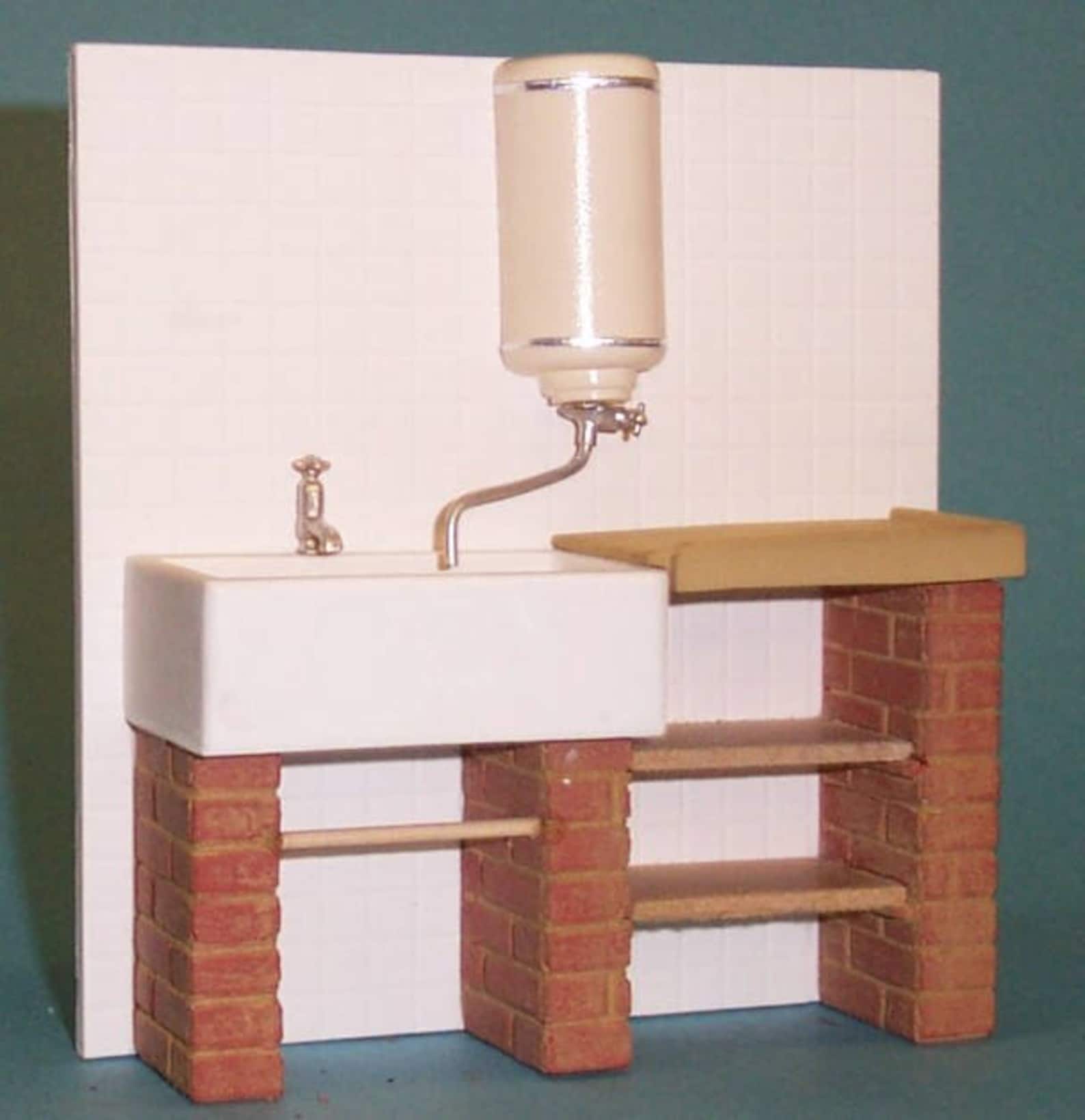 12th Scale Dolls House Kitchen Sinks B7 Etsy