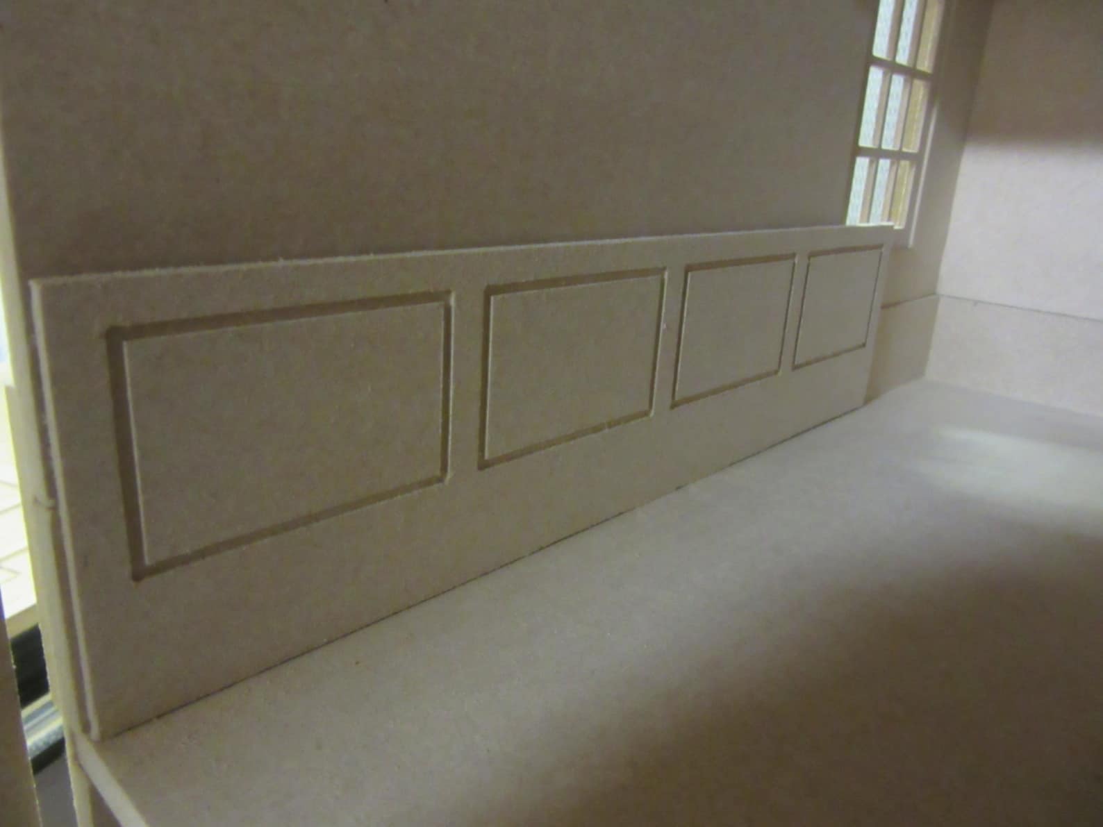 Pack of 3 Dolls House 12th Scale Wall Panelling Square Panel Etsy