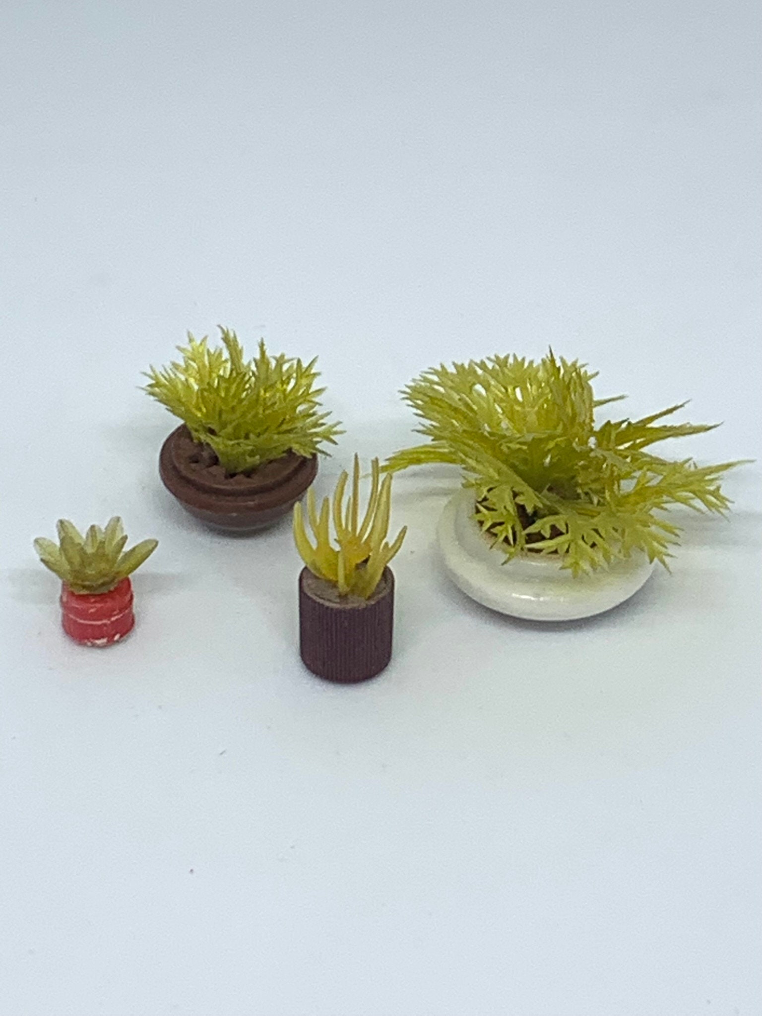 1/12 casa delle bambole in miniatura ceramica vaso da fiori da giardino 1/12 casa delle bambole in miniatura ceramica vaso da fiori da giardino