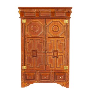 12th scale dolls house furniture Cabinet/Walnut  JJ02226WN