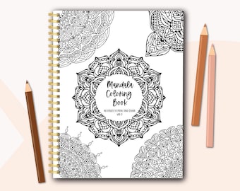 Volume 4 Mandala Coloring Book for Adults Instant Download PDF 30 Pages ...