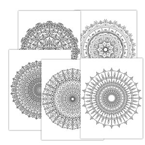 Volume 4 Mandala Coloring Book for Adults - Instant Download - PDF 30 ...