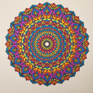 Special Edition Mandala Coloring Book for adults Instant Download Double Issue PDF 60 Pages to print and color image 6