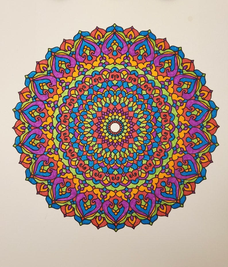 Special Edition Mandala Coloring Book for adults Instant Download Double Issue PDF 60 Pages to print and color image 6