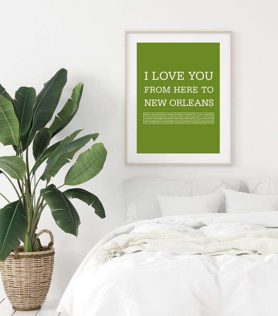 New Orleans Art Print Apartment Decorating Design Ideas