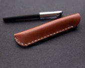 Travel Accessories, Gadget Accessories,Leather pen case handmade pen sleeve