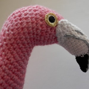 Flamingo Crochet PATTERN (English UK Terms in English Languag)