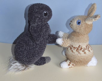 Easter Bunny Crochet UK PATTERN terms