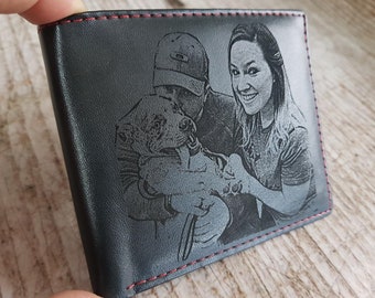 mens wallet, personalized mens wallet, custom engraved leather wallet, men wallets, fathers day, christmas, valentines day, gift for men