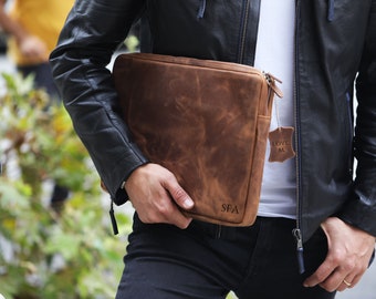 leather computer cases